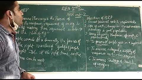 BBA V SEM - HRM (UNIT 2)