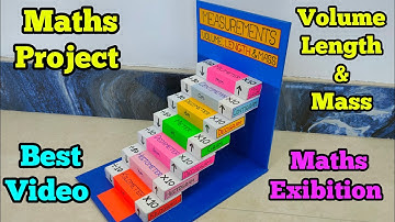 Maths working model measurements#measurement Model#Volume,length& Mass model#maths Exibition#project