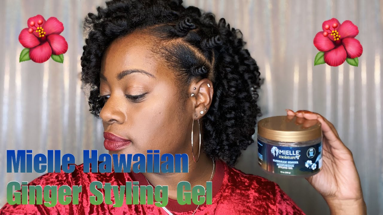 Mielle Hawaiian Ginger Moisturizing Gel Perm Rod Set on Type 4