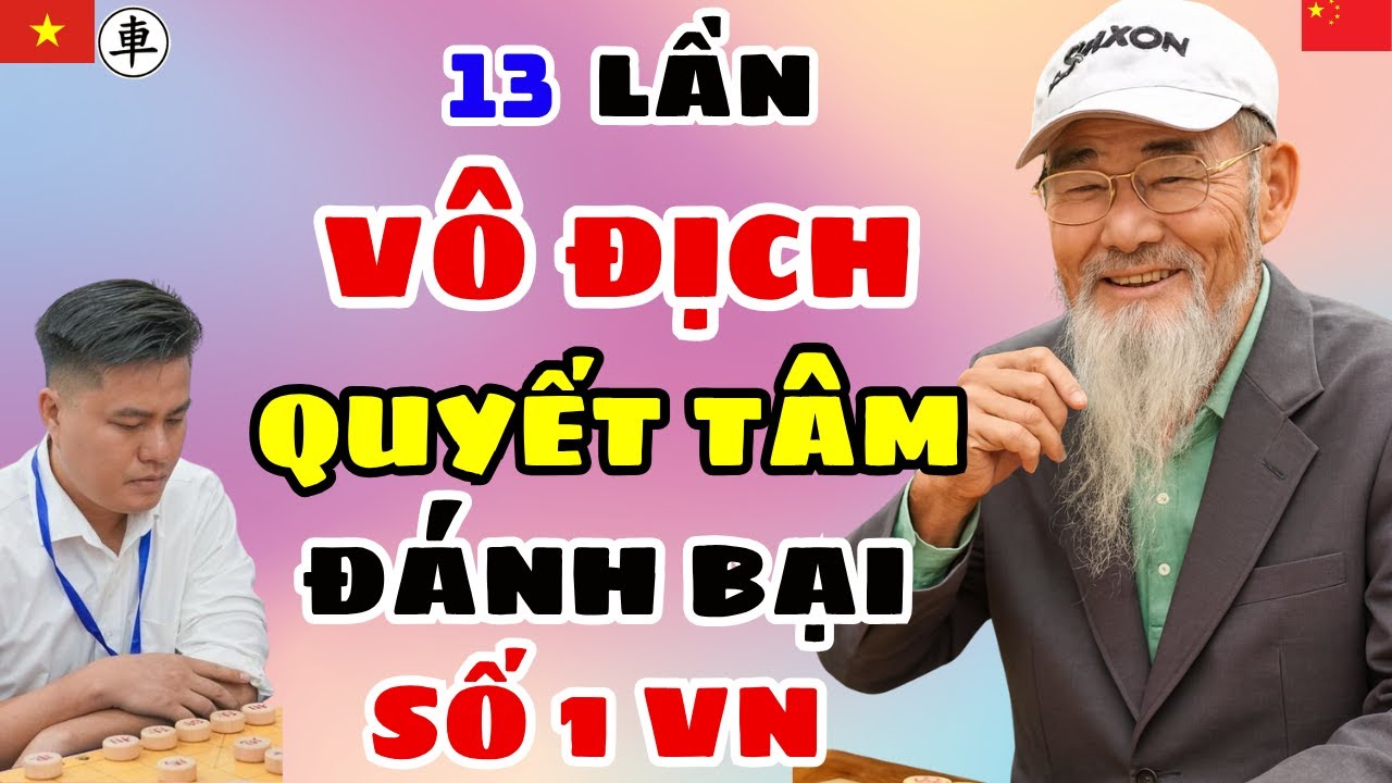 🔴CỜ TƯỚNG | Lại Lý Huynh đụng độ đại sư 13 lần vô địch phải dùng đến tuyệt chiêu cuối