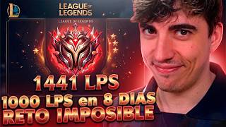 😈8 DÍAS para SUBIR A GRAND MASTER 1441 LPS /// RETO BRUTAL, EMPEZAMOS 280 LPS MASTER