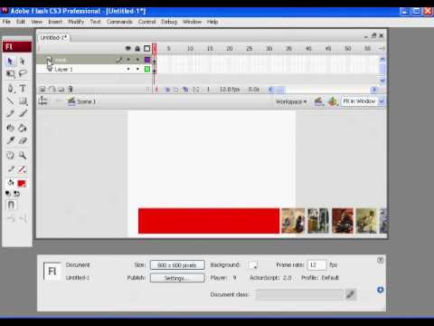 A Looping Image Slider in Flash, Part 2 - Actionscript 2.0