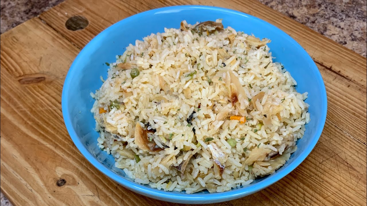 Caribbean Seasoned Rice Saltfish / Codfish Seasoned Rice How To