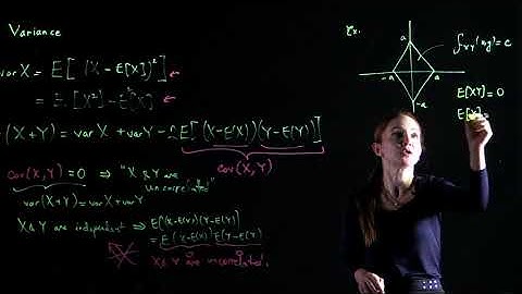 [Probability & Stochastic Processes] - Lecture 13: VARIANCE
