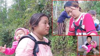 jina with her best friends in the village || Himalayan village life of Nepal@shepherdlifeofnepal