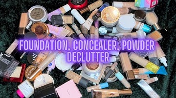 Foundation, Concealer & Powder Declutter | 2025