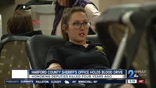 Harford County Sheriff's Office holds blood drive
