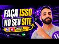 Botão Voltar ao Topo do site Elementor Pro | Menu Ancôra