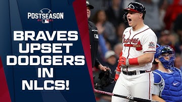 Braves SHOCK THE WORLD with upset of Dodgers in NLCS! | NLCS Game Highlights