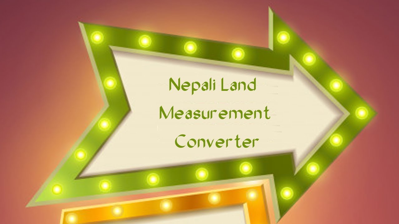 Nepali Land Measurement Converter Biga to Ropani Ropani to Biga
