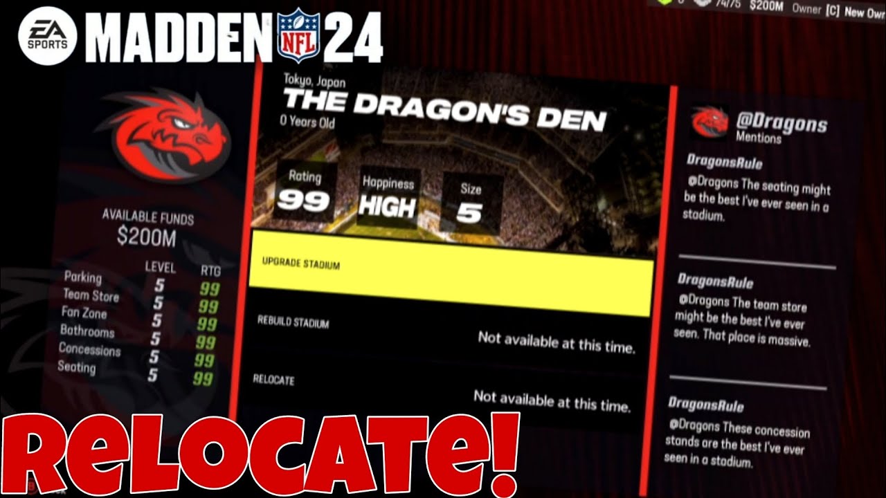 Madden 24 Tips: How to Relocate a Team, List of Cities, Team Names