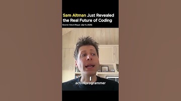 Sam Altman Just Revealed the Real Future of Coding! 🚀💻 | AI & Developer Revolution #ai #coding #code