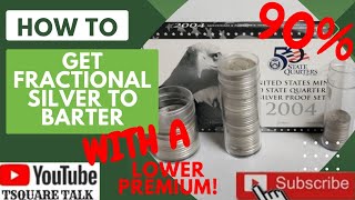 90% JUNK SILVER! CONSTITUTIONAL SILVER! LOW PREMIUM & EASY TO BARTER! #preciousmetals #silver #90%