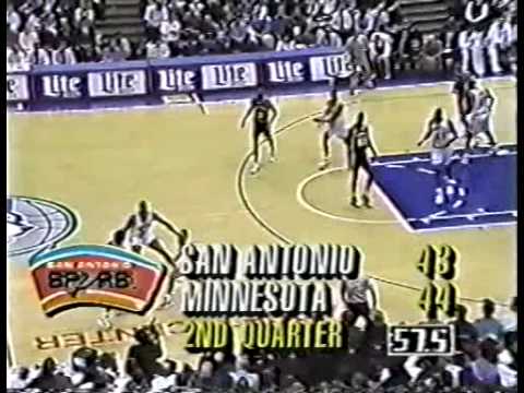 February 21, 1994 Spurs @ Timberwolves (David Robi...