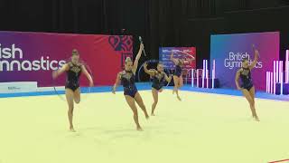 FYLDE COAST - 3 Hoops + 4 Clubs - Senior Group Final - Rhythmic British Championships 2026