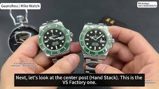 VSF vs Clean Factory: The Ultimate 126610LV 'Starbucks' Green Diver Comparison!