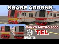 SHARE ADDONS KRL TOKYO METRO 6000 TEL || Trainz Simulator Android