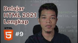 09 - Attribut Tag HTML - Belajar HTML 2021