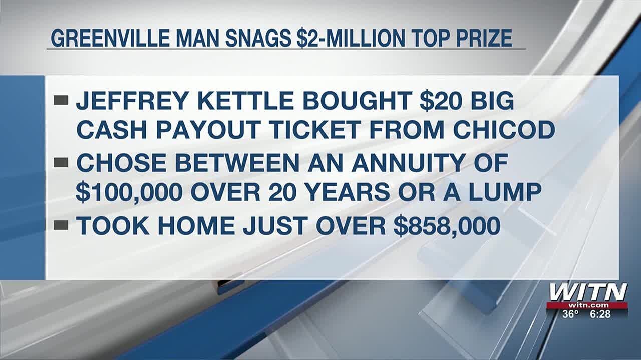 Greenville man snags 2million top prize on scratchoff YouTube
