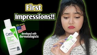 First Impressions - CeraVe Hydrating Facial Cleanser Review in Bangla - MAKEUP MISTRESS