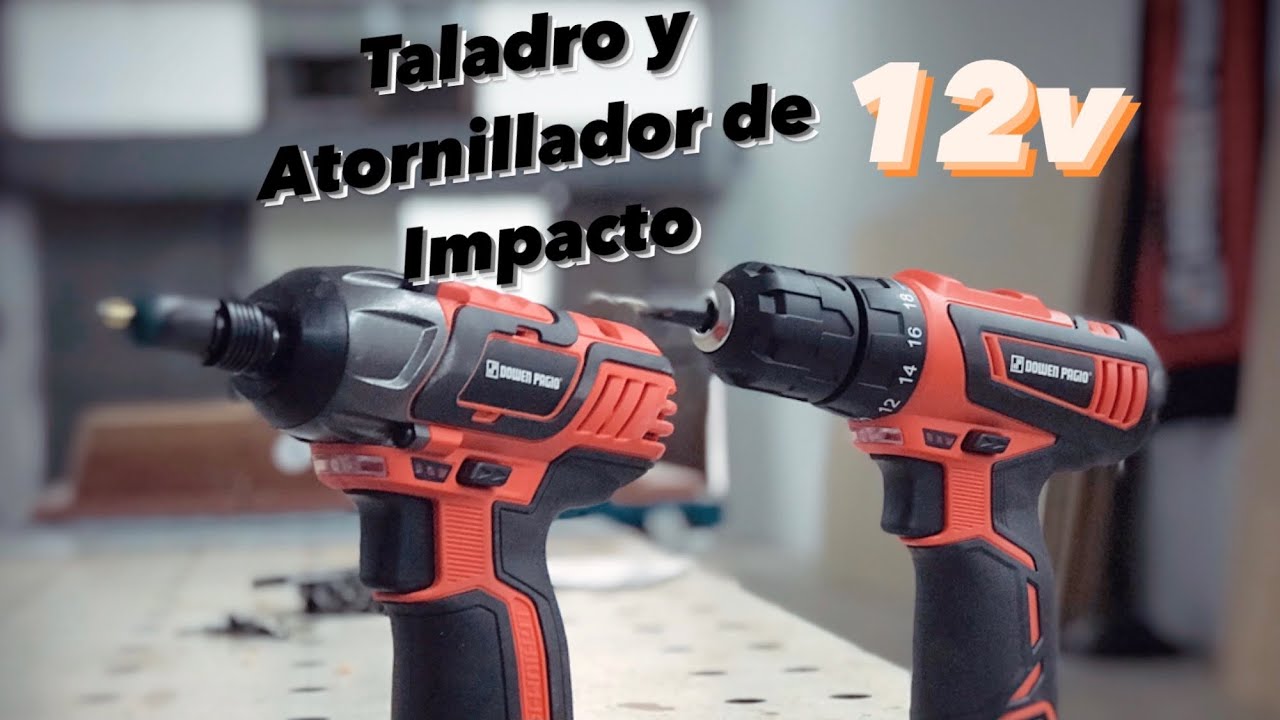 Atornillador de IMPACTO y TALADRO 12v DOWEN PAGIO - YouTube