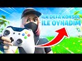 İLK DEFA KONSOL ile FORTNİTE OYNADIM!! (Türkçe Fortnite)