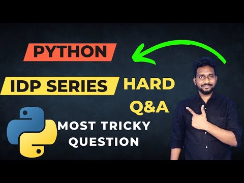 Python IDP Exam  Question & Answer | How Pass #idp test  Python Tutorial #crack