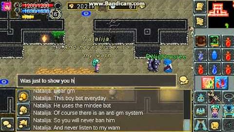 TIBIA ME AUTO HUNT W1 GO BANN HE GM THANKS !