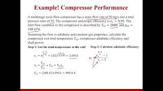 Example: Calculating Compressor Performance
