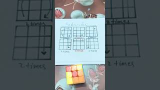 Trick to solve a 3by3 Rubik's cube #ytshorts
