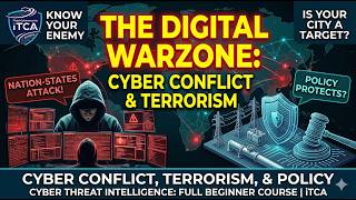 Cyber Conflict, Cyber Terrorism & Policy Explained | Cyber Threat Intelligence (CTI) | iTCA