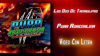 Pura Adrenalina - Los Dos De Tamaulipas (Letra)