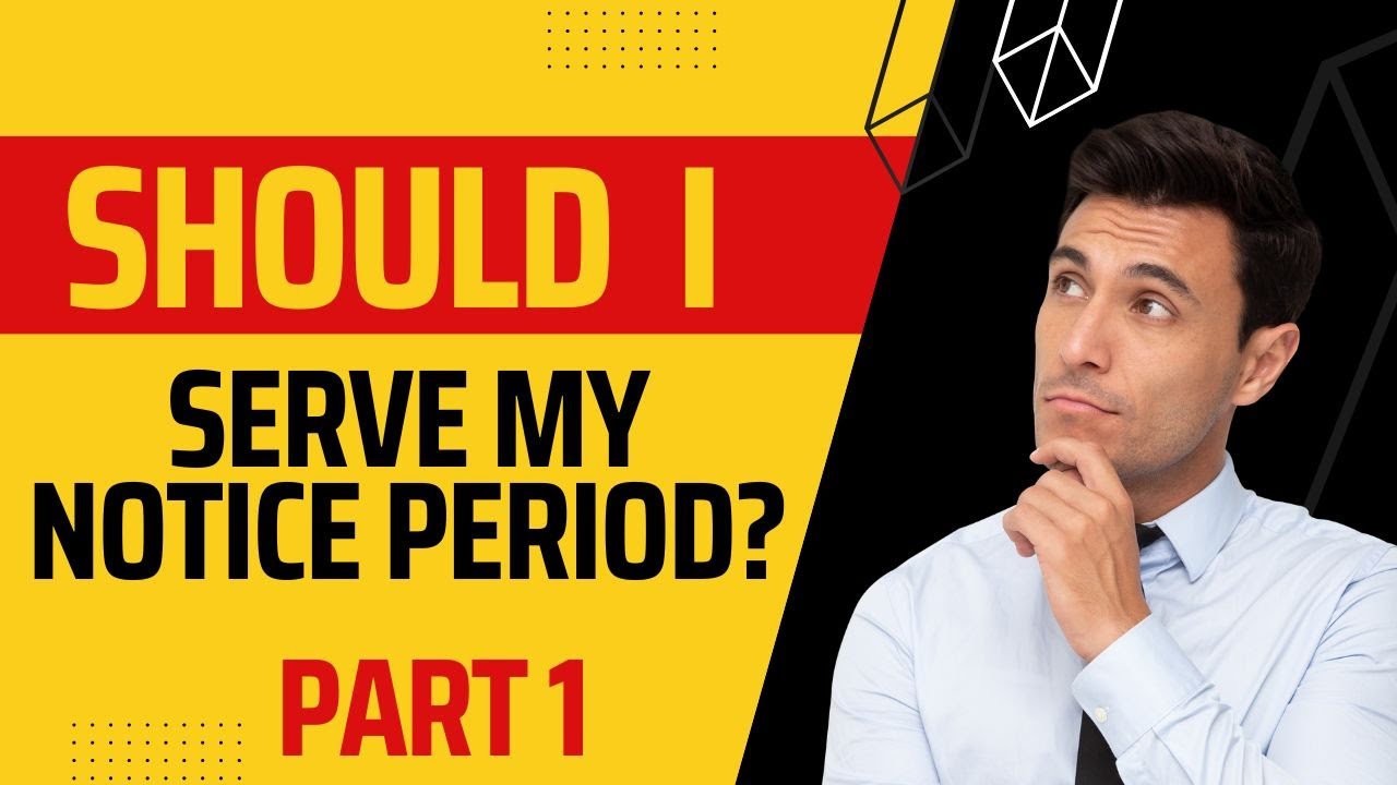 Tips for serving notice period | Part 1 | Not serving notice period ...