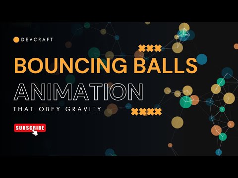 "How to Make Balls Bounce Perfectly - Animation Tutorial |  HTML/CSS/JS