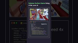 Subway Surfer Game #coding #html #css #webdesign #programming   #frontend #python #javascript