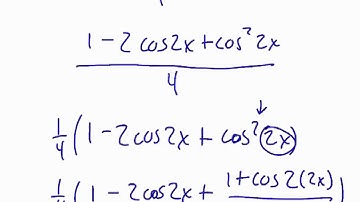 Pre-Calculus 5.5: Multiple-Angle and Product-to-Sum Formulas part 1