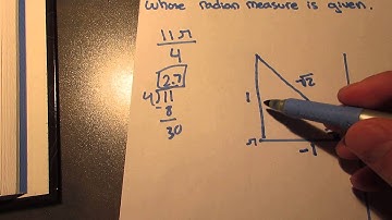 App D, #28: Finding the Exact Trig Ratios for 11pi/4