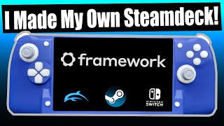 I made my own Steamdeck from a Framework 13 | DIY Gaming Handheld Finale