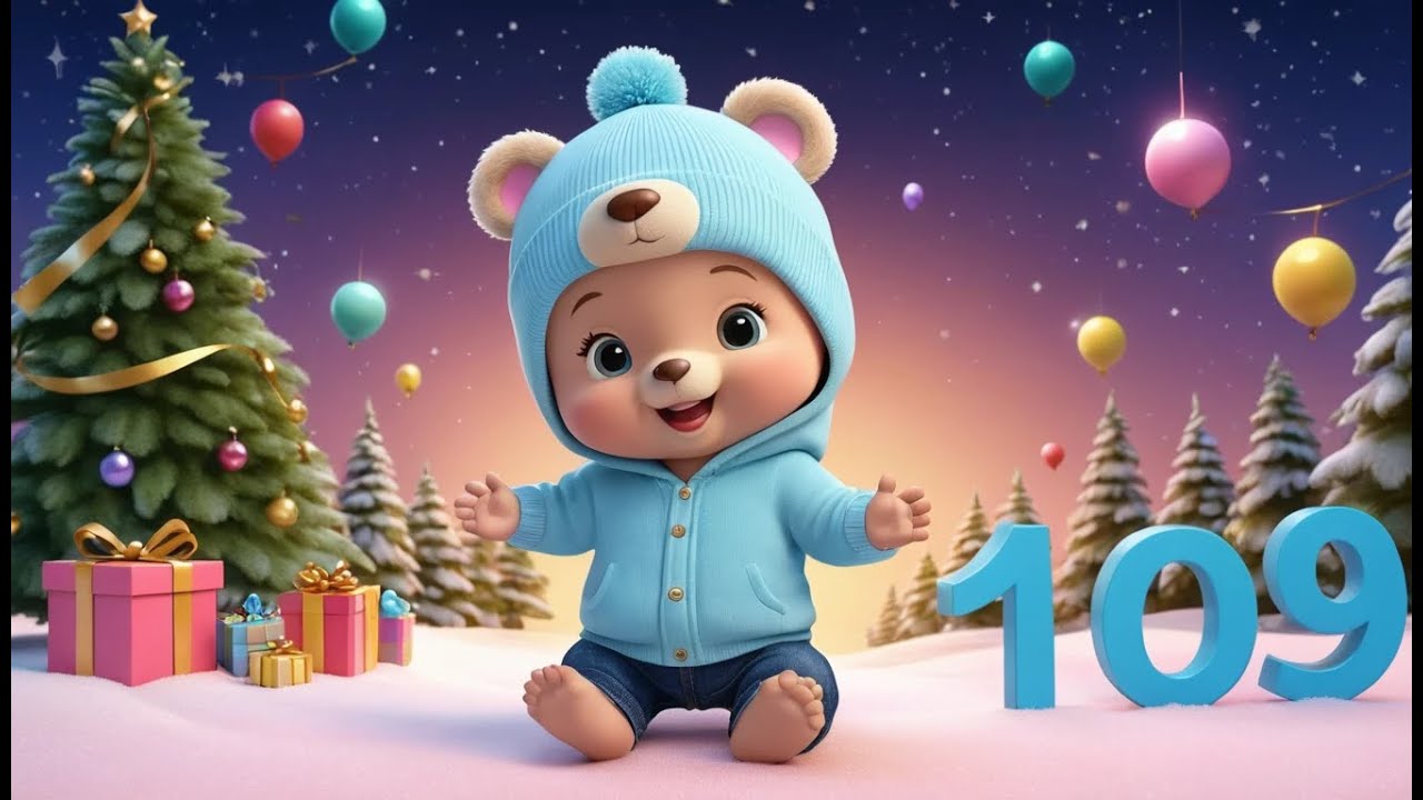 Little Bear’s New Year Countdown | Fun Action & Learning Video for Toddlers