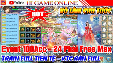 VLTK Mobile Lậu Jx Chu Tước - Event 100K/Acc, Sv Free Max Train Full Tiền Tệ KTC Bán Full