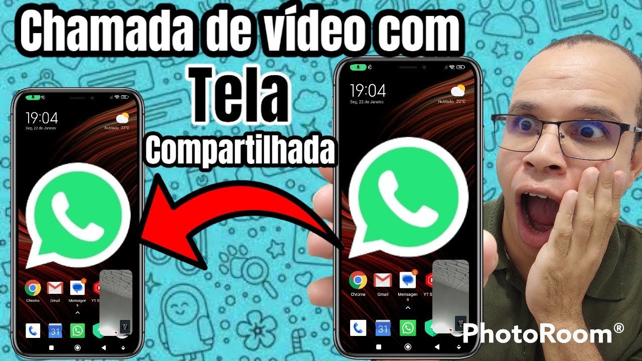 CHEGOU AI?? WHATSAPP TRAZ NOVA FUNÇÃO DE COMPARTILHAMENTO DE TELA 22/01 ...