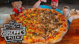 Giuseppe s 60 Slice Party Pizza Challenge in Port Orange Florida w KatinaEatsKil