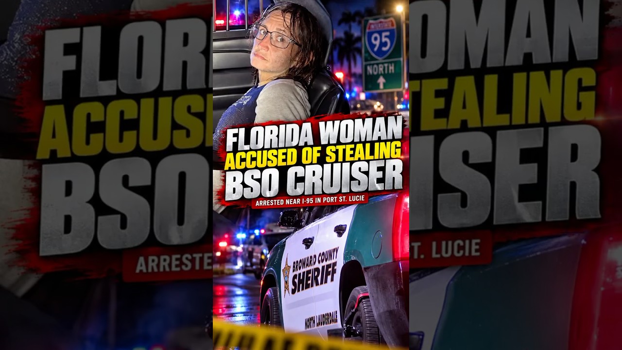 FLORIDA WOMAN ACCUSED OF STEALING BROWARD SHERIFF’S PATROL CAR MAKES COURT APPEARANCE