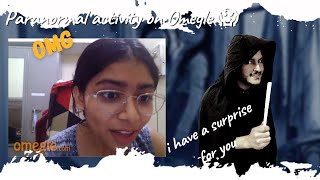 PARANORMAL ACTIVITY OMEGLE PRANK 😱😱