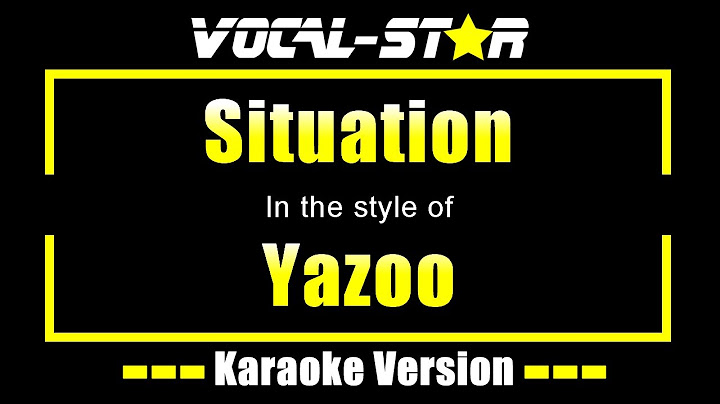 Situation Karaoke version - Karaoke performance video thumbnail