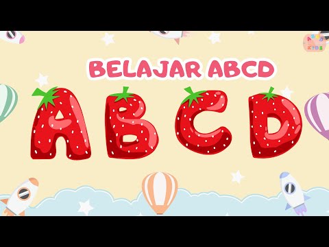 Mengenal Huruf Abjad - ABCDE untuk Balita dengan lagu lagu interaktif