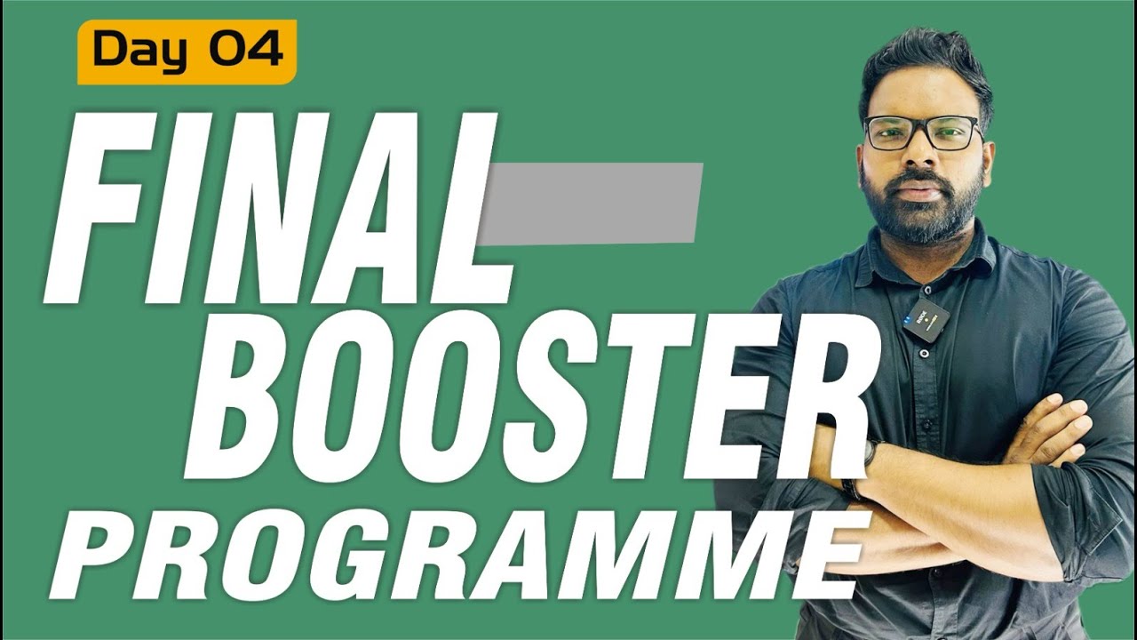 ⭕ Accounting Final | Booster | Day 04