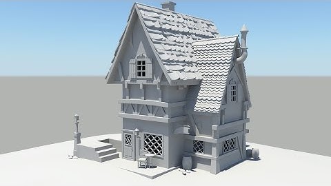 Autodesk Maya Tutorial Old House Modeling Part 3