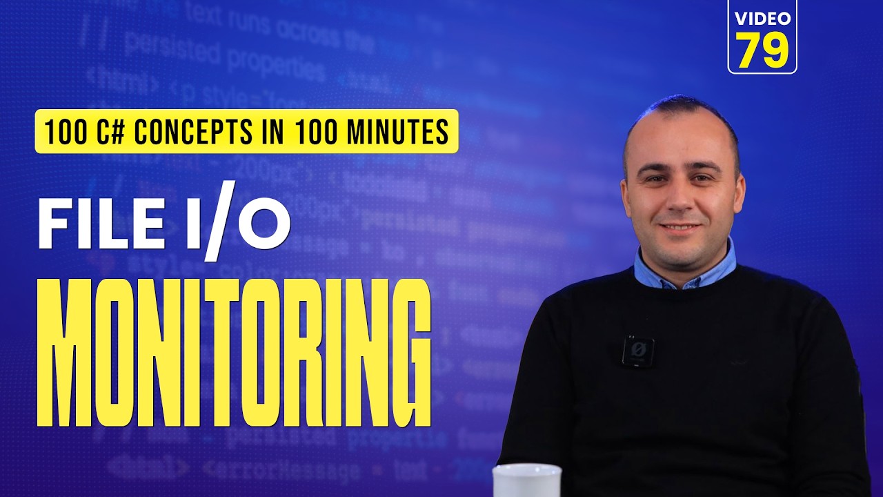 79. C# File I/O | File System Monitoring & Watcher Events - YouTube