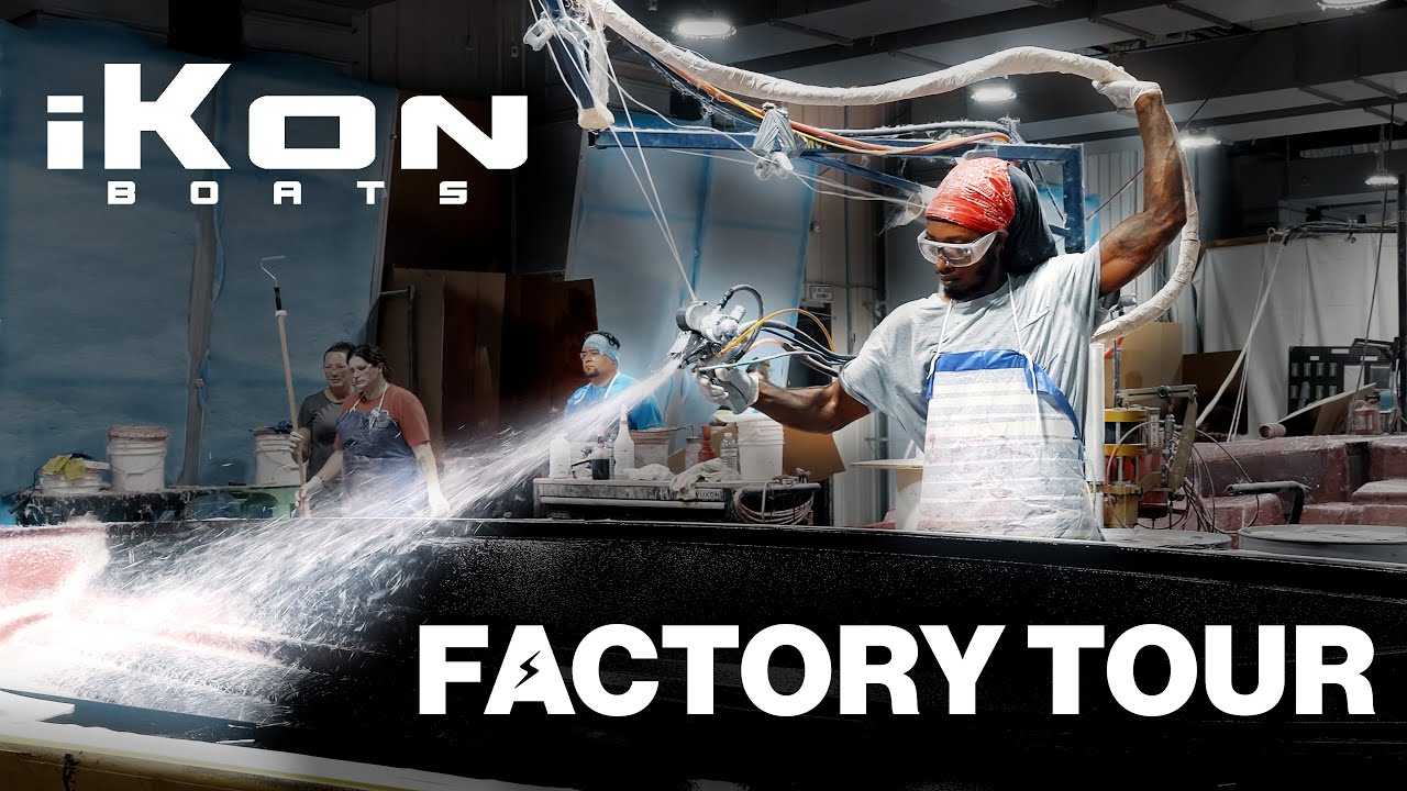 Внутри завода iKon Boats: экскурсия по заводу за кулисами